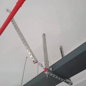 Customizable Anodized Aluminum Seismic Brace For Pipe Protection