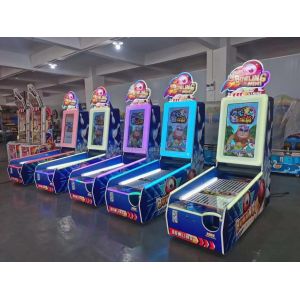 Coin operated game machine mini bowling kiddie machine ticket redemption indoor