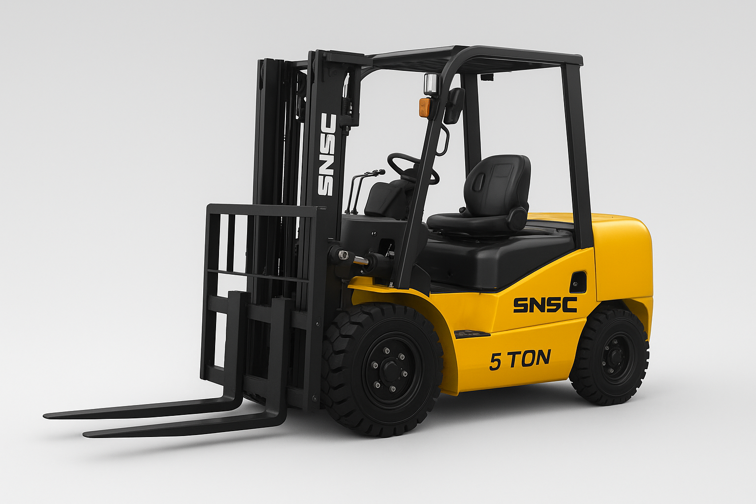 China 5 Ton Diesel Forklift FD50 With 3-Stage Mast 5000kg Rated Load on sale