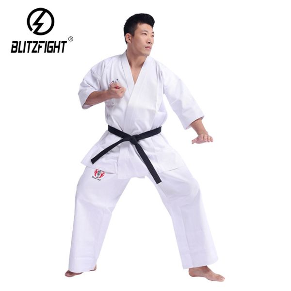Quality Thin Breathable Karate Kyokushin Kimono Preshrunk White Karate Uniform wholesale
