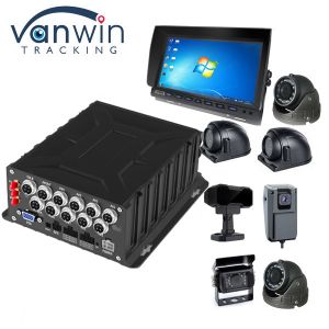 Cheap New Arrival 8CH 1080P HDD Mobile DVR with Hisilicon Chip, Support 4TB HDD storage, 4G GPS WIFI for sale