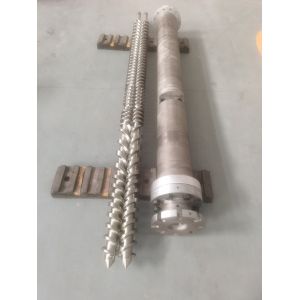 Krauss Maffei Kmd75 Parallel Twin Screw and Barrel