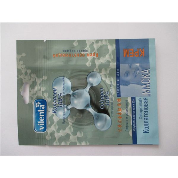 Quality Matt Finish Face Mask Package Three Side Seal Anti - Oxygen Excellent Properties wholesale