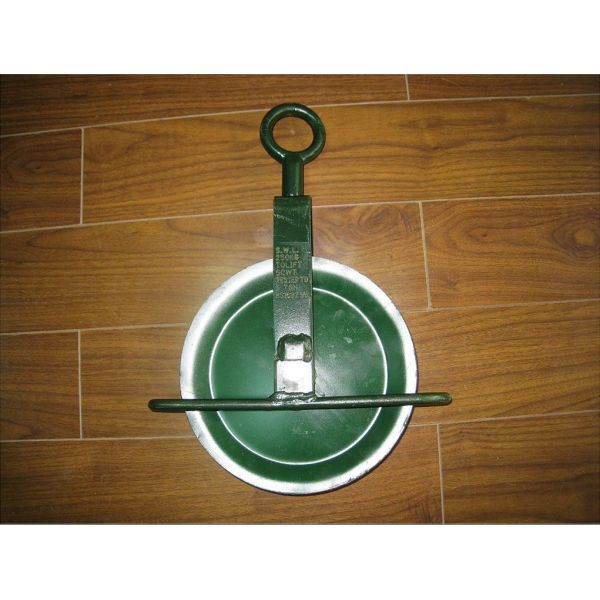 Quality Scaffolding Tools Safe Working Load 250Kg Gin Wheel Pulley With Swivel Eye wholesale