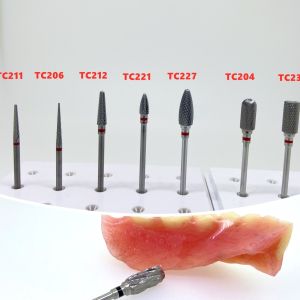 China Endurable Sintered Diamond Bur Cross Cut Teeth Tungsten Carbide Burs on sale