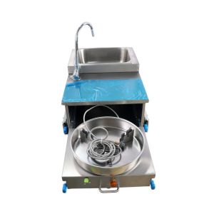 China Hwhongrv Mini One Burner Pull Type Gas Stove Boat Caravan RV Stainless Steel Universal Rv Boat Folding Sink Integrated Tap on sale