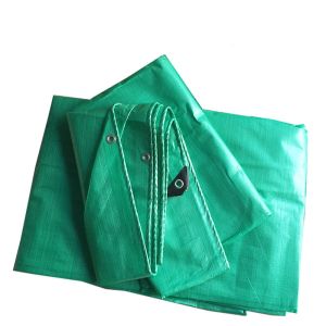 Green PE Tarpaulin Rainproof Sun Proof Dust Proof for Tents and Awning Roof