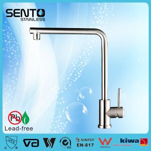 China Small kitchen designs Single lever long handle kitchen faucet, VA certificated on sale