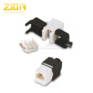 Cheap UTP RJ45 180 degree keystone jack ZCM242 , Keystone, Ethernet , from China Manufacturer - Zion Communiation for sale