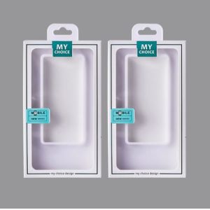 ODM Phone Case Packaging Box Plastic Inner Support With Window Hook