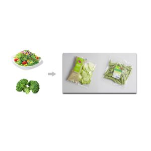 High Accuracy Vegetable Salad Weighing Machine Filling Sealing Packaging