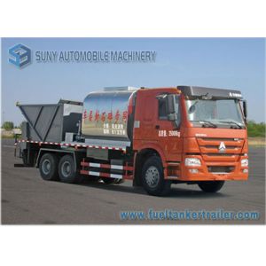 HOWO Road Synchronous Chip Sealer 6000L With ZZ1257M4641W Chassis