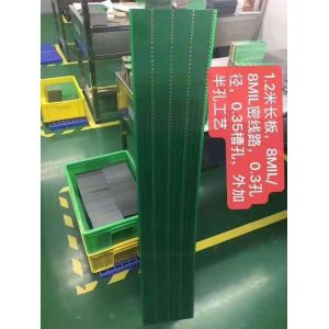 Double Side Large PCB Prototype Board 0.35MM Hole Size ENIG Surface Finishing