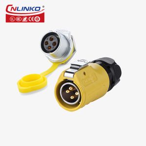 Cnlinko M20 Power Cable LED Light Connectors Electric Bicycle IP68 4 Pin
