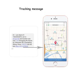 Personal Safety GPS Tracker Keychain Devices Emergency Self Defence 130db