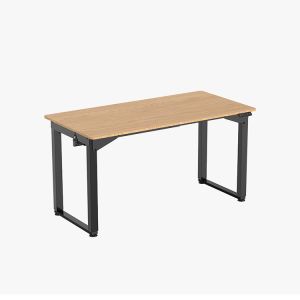 Height Adjustable Black Electric Standing Desk for Study Dual Motor Minimalist