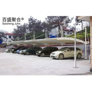 PVDF/PTFE Sail Finishing Steel Structure 10x20 Metal Garage Canopy
