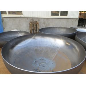 China Spherical Carbon Steel Oval Head Seal Stainless Steel Head Pipe Cap on sale