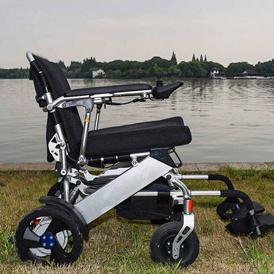 125KG Load Anodizing Multifunction Foldable Electric Wheelchair