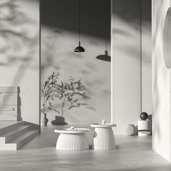 Quality Creative Household Round Small Plastic Tea Table For Mall wholesale