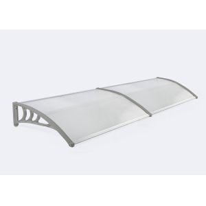 100x80 Solid Polycarbonate Awning Household Application White Holder