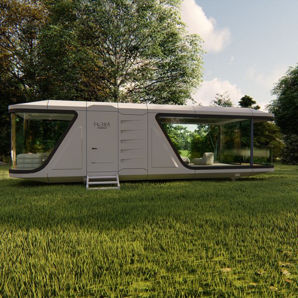 Modern And Stylish Prefabricated Luxury Tiny House Capsule 10T With Smart System