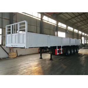 45FT 4 Axle Drop Side Trailer With 60000kg Payload