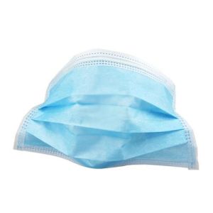 3 Ply Non Woven Face Mask , Antibacterial Disposable Earloop Face Mask