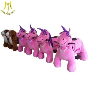 China Hansel fun arcade game amchine plush animal toy for children ride on sale