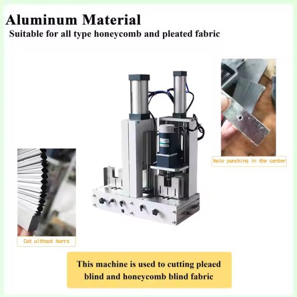 Quality Honeycomb Automated Pleated & Cellular Shade Fabrication System Pleated Blind Fabric Cutting And Punching Machine wholesale