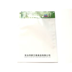 Biodegradable Kraft Eco Three Side Heat Seal Bag Tea Packaging Customized