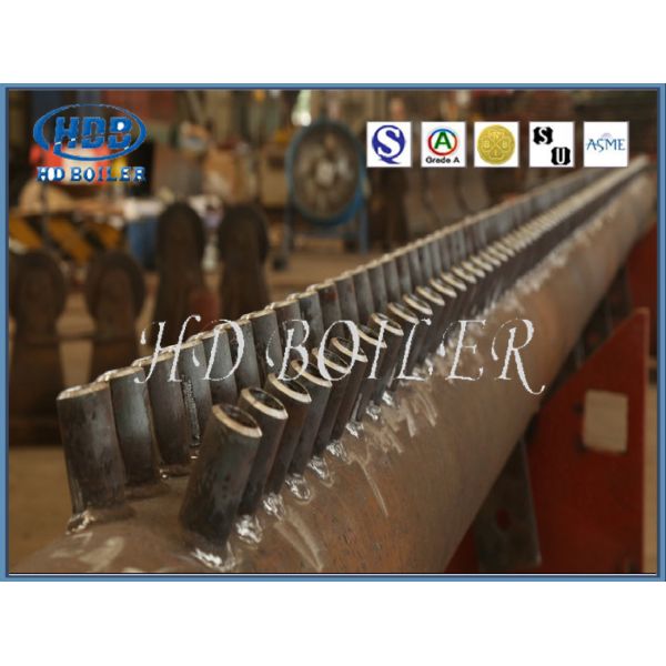 Industrial Steam Boiler Manifold Headers With Longitudinal Welded Pipe ASME