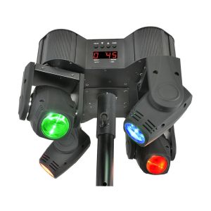 Black Theatre DJ Beam Moving Head Lights 6 Degrees DMX Controller Waterproof