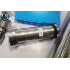Water Treatment Solution Wedge Wire Screen Pipe Low Temperature
