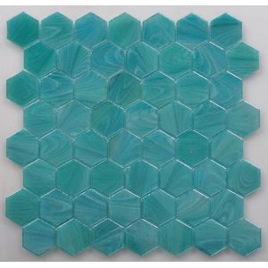 Cheap Latest Glazed Mosaic Tile with Hexagon Shape for sale