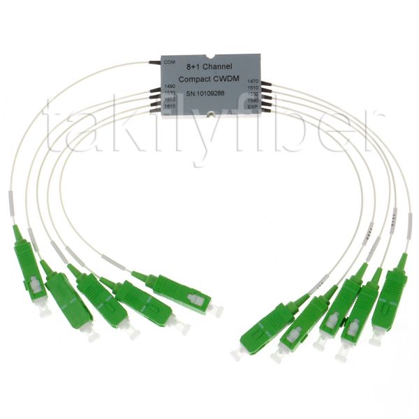 Quality 8+1 Channel CWDM Mux Passive Optical CCWDM Module Single Fiber Optical Multiplexer SC/APC wholesale