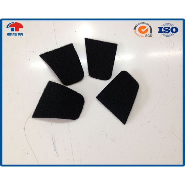 Precut Custom shape Hook And Loop Coins Closure For Logo Patch Sewing Or Stick