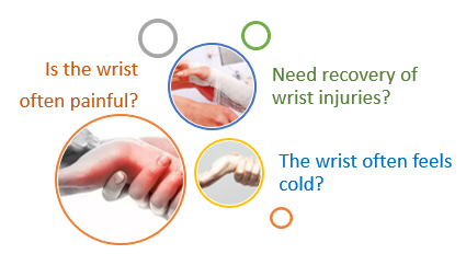 Durable Magnet Therapy Products Tourmaline Wrist Brace With Analgesia Function