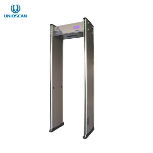 Cheap Uniqscan pass through an arched metal detector with a small LCD screen for sale