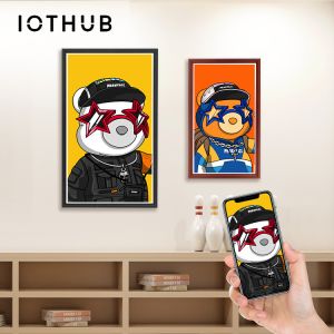 4k Wifi NFT Picture Frame 1G DDR3 32 Inch 43 Inch 55 inch Multi OSD language