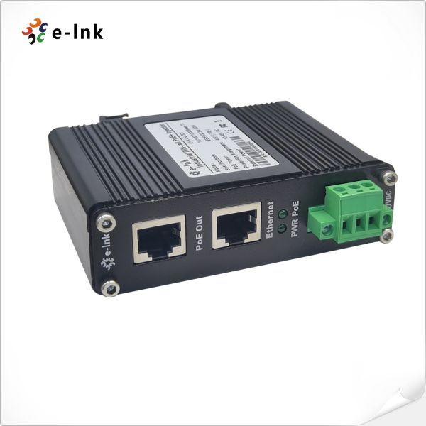 Quality 80~320VDC Power Input Industrial Gigabit PoE+ Injector wholesale