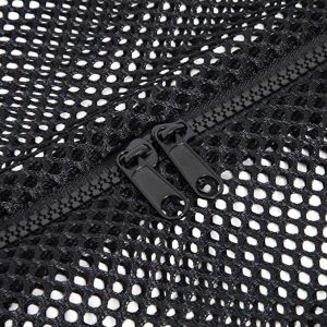 Mesh Sports Duffle Bag Multipurpose Oversized Gym Bag With Zipper Adjustable