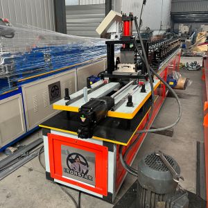 30-50m/min fast speed cutting rolling shutter door roll forming machine in