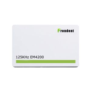 Plastic 125 Khz Rfid Tag Card , T5577 Iso Office Access Card White Color