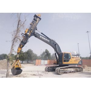 0.3m3 Excavator Boom Clamshell Telescopic Arm KM150 Grab Excavator ISO9001