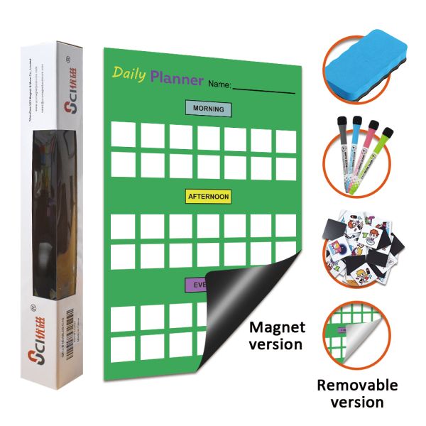 Reusable Fridge Magnet Sticker Calendar Board Planner Dry Erase Schedule Board