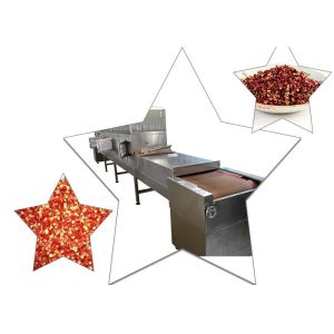 China 40KW Microwave Chili Drying Machine High Thermal Efficient For Food Industrial on sale