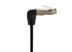 Double UP Angle Ethernet Lan Cable / Cat6 FTP Stp Patch Cord Custom Jacket
