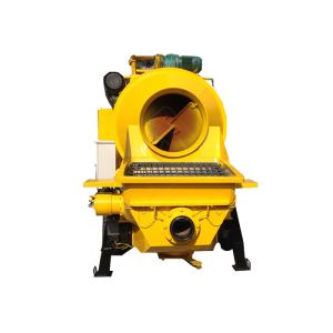 Remote Control Concrete Mixer Pump , Portable Mobile Construction Machines