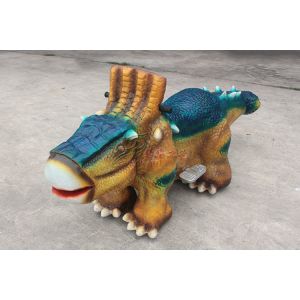 Indoor / Outdoor Life Size Animatronic Dinosaur Ride Custom Design Support